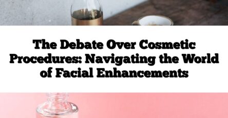 The Debate Over Cosmetic Procedures: Navigating the World of Facial Enhancements